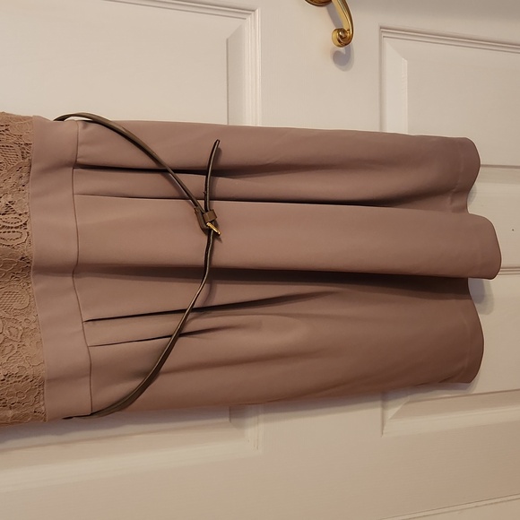 NWT MNG by Mango tan lace dress - Picture 3 of 5